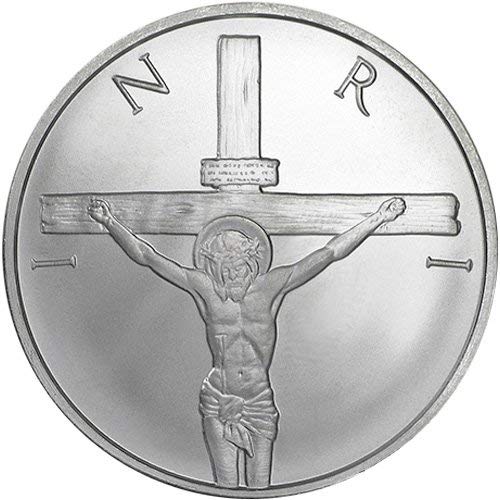 Amazon.com: GSM Crucifixion Silver 1 Troy oz .999 MS Protected